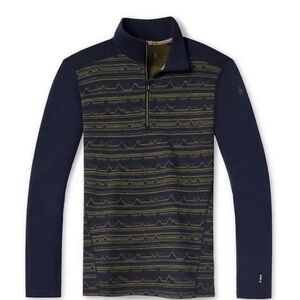 Smartwool 100% Merino Wool Thermal Quarter Zip – Men’s